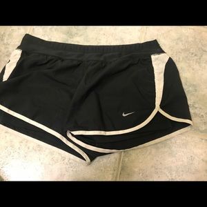 Black Dri-Fit Nike Running Shorts with Spandex